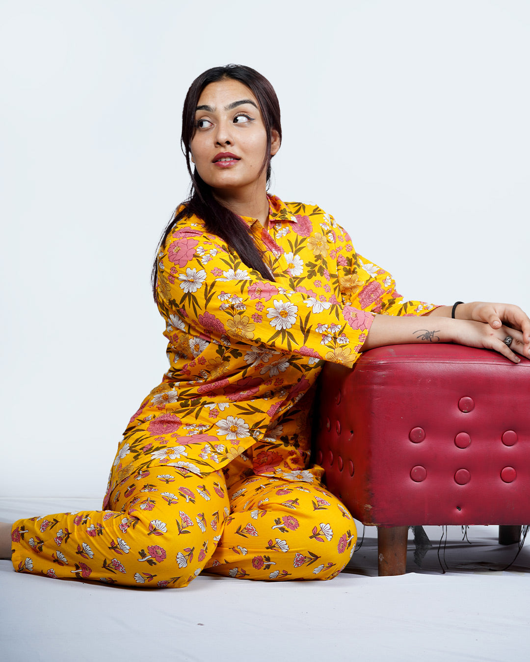 Haldi Gul Cotton CO-ORD Set – Set of 2 | All-Day Everywhere