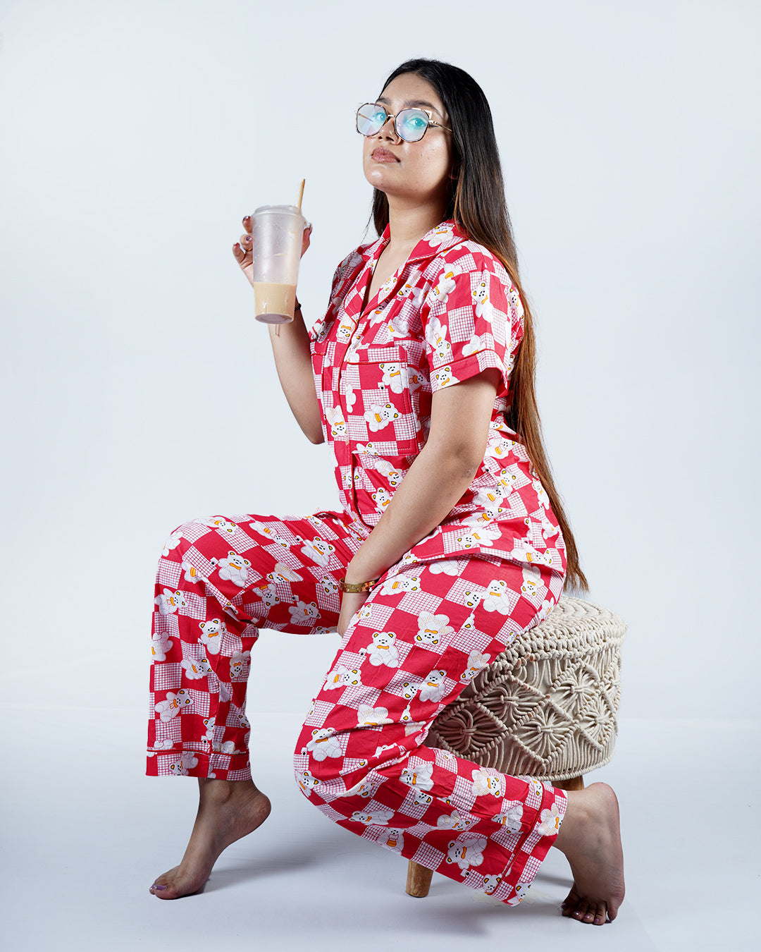 Tokyo Pop Padded Pyjama Set – Set of 2 | Bra-Free Nights