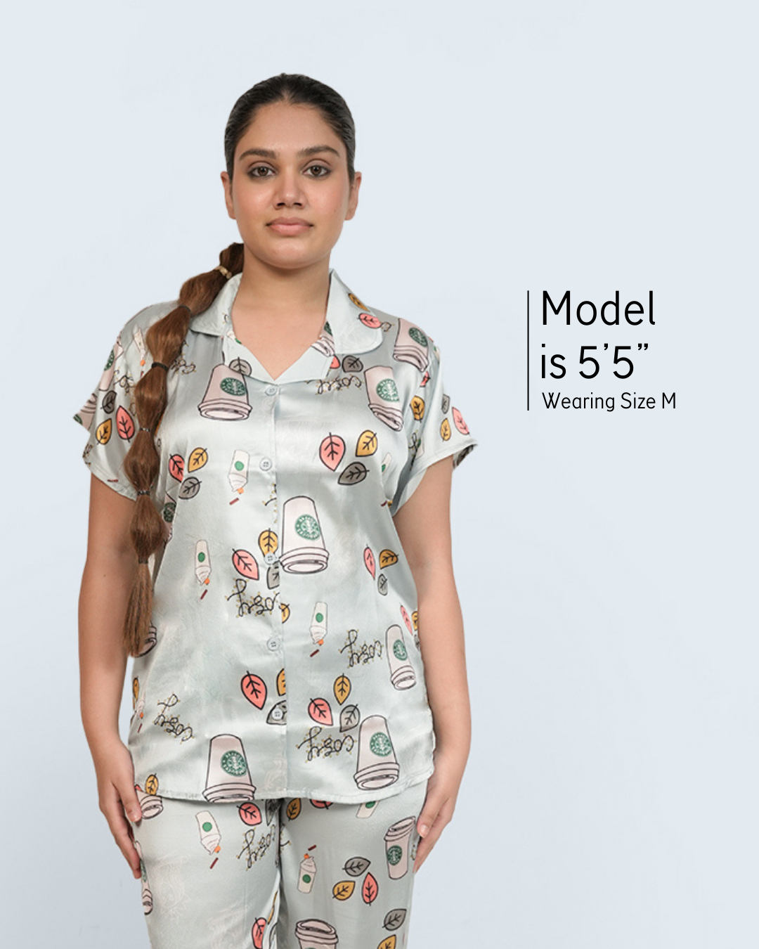 Java Chip Japanese Satin PJ set