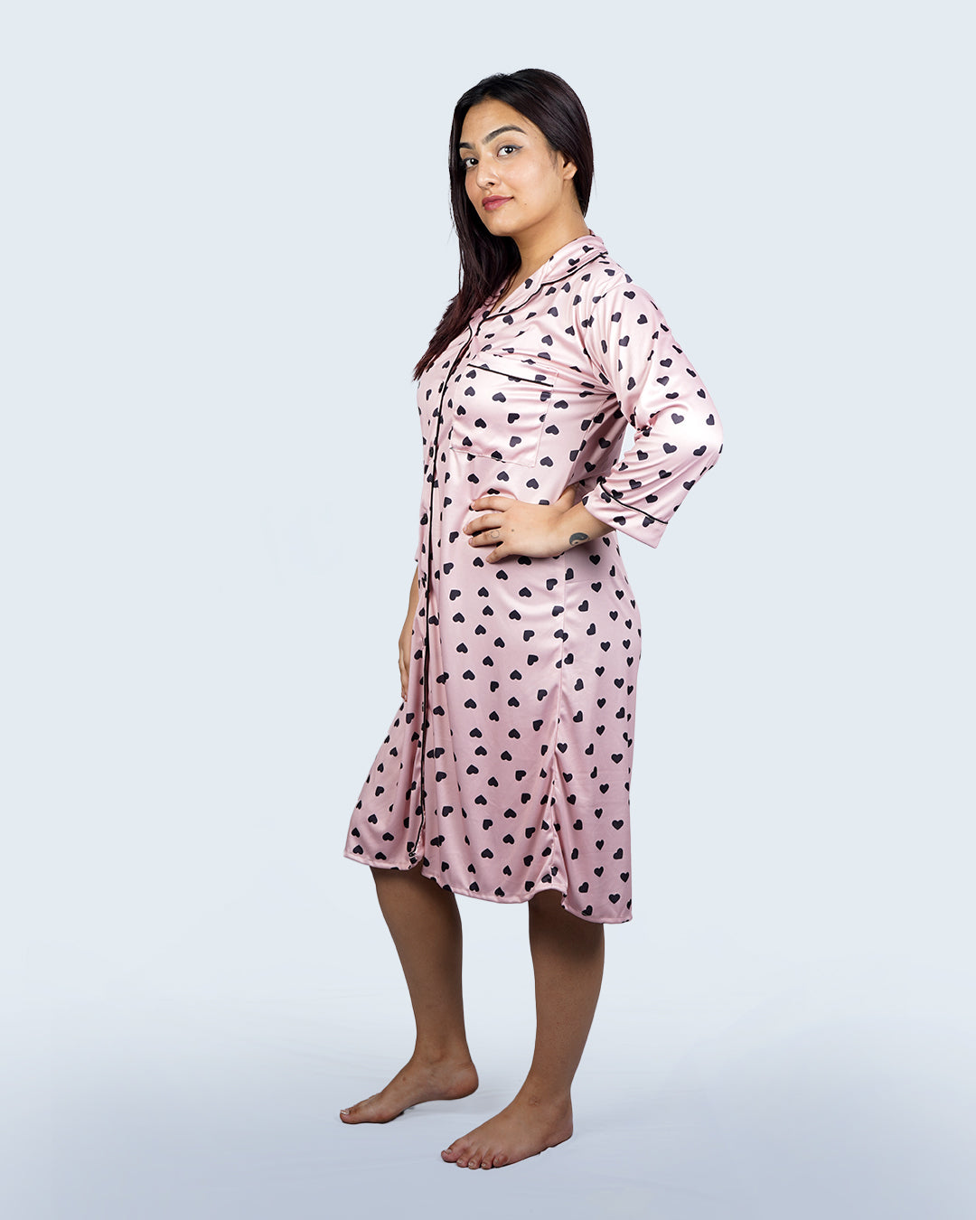 Blush Mood NightTee – Set of 1 | Night time Essentials