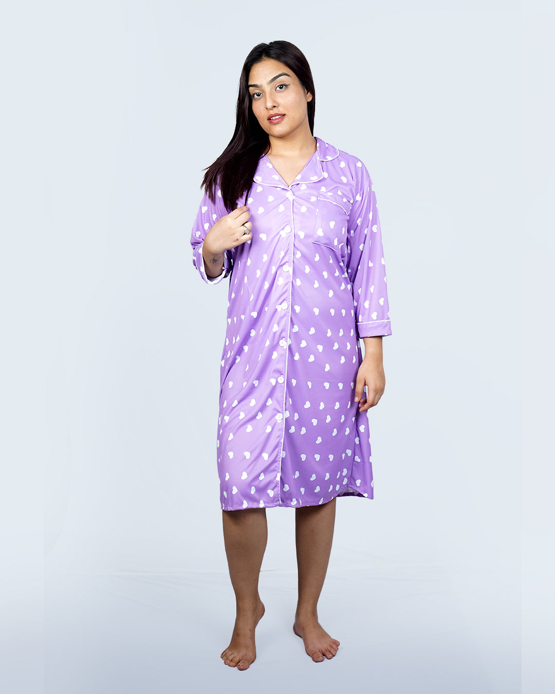 Lavender Crush NightTee – Set of 1 | Night time Essentials
