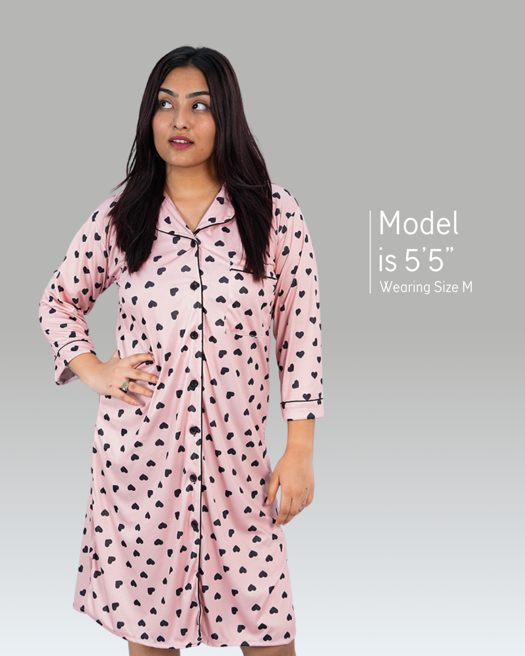 Blush Mood NightTee – Set of 1 | Night time Essentials
