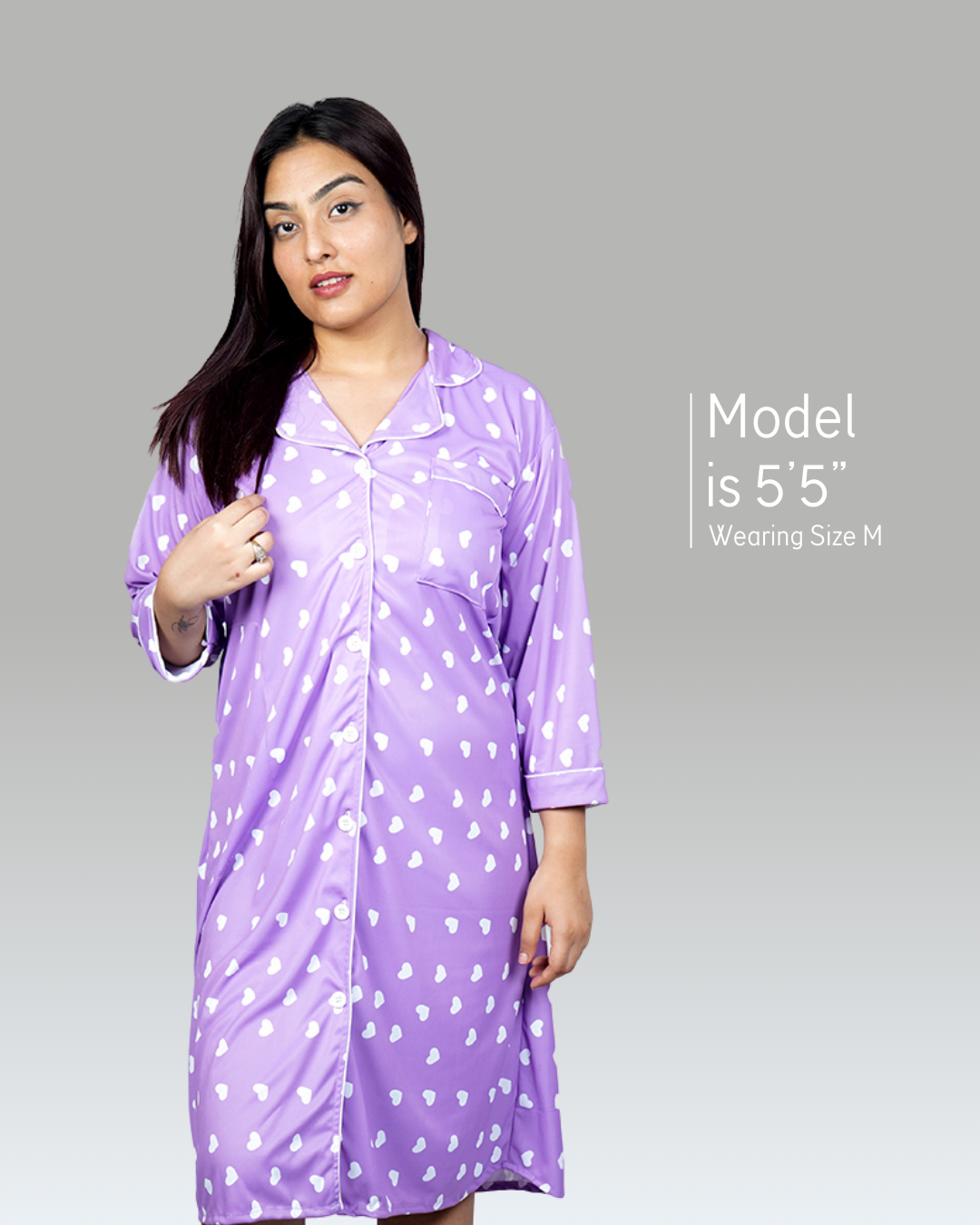 Lavender Crush NightTee – Set of 1 | Night time Essentials