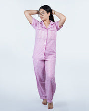 Blush Lavender Padded Pyjama Set – Set of 2 | Bra-Free Nights