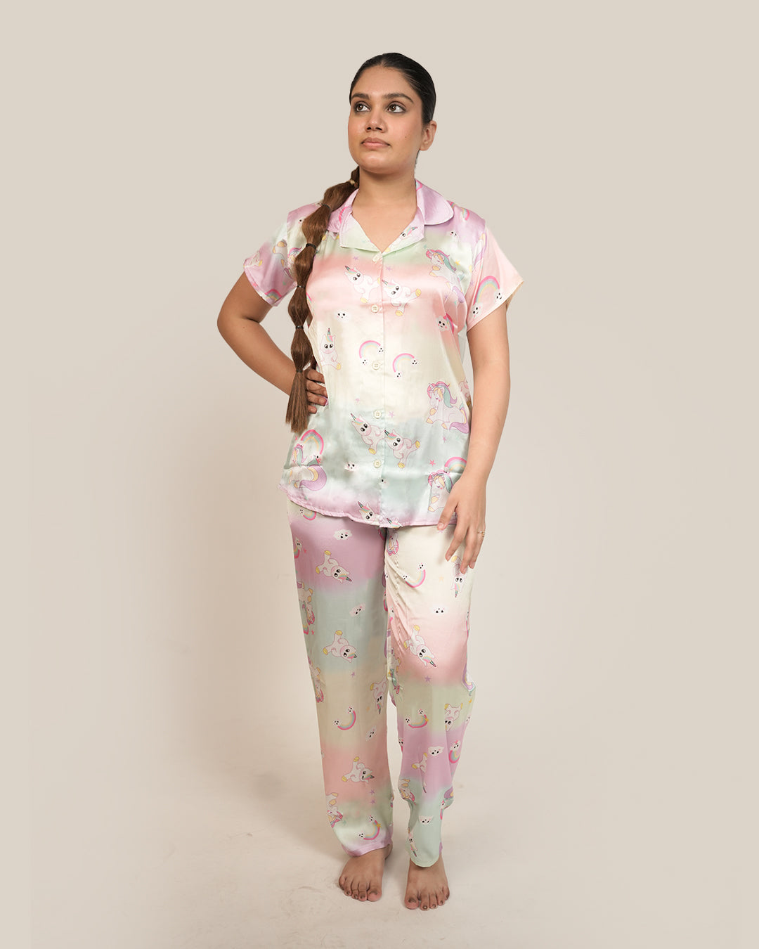Sweet Dreams Japanese Satin PJ set - Set of 2