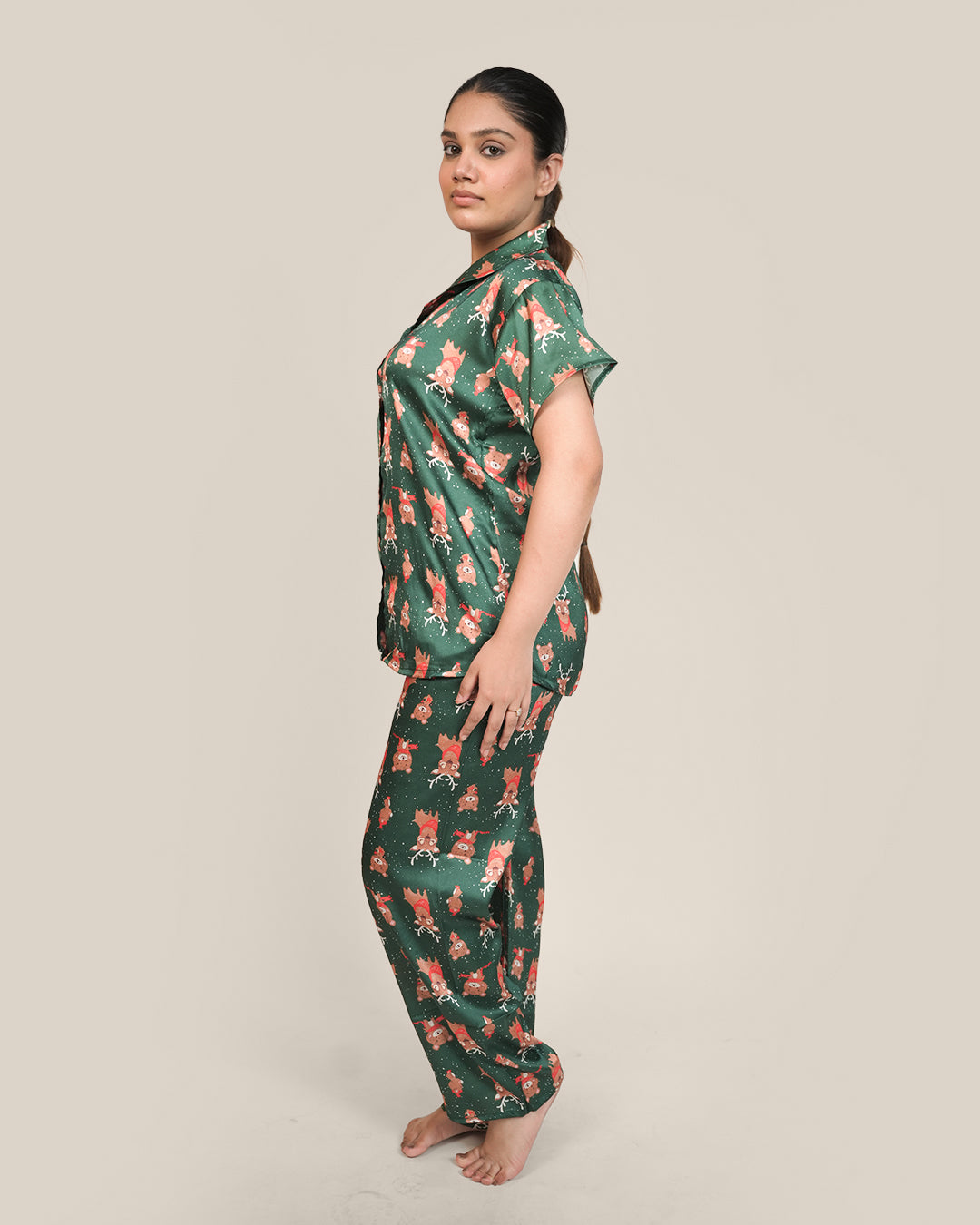 Jingle Belle Japanese Satin PJ set - Set of 2