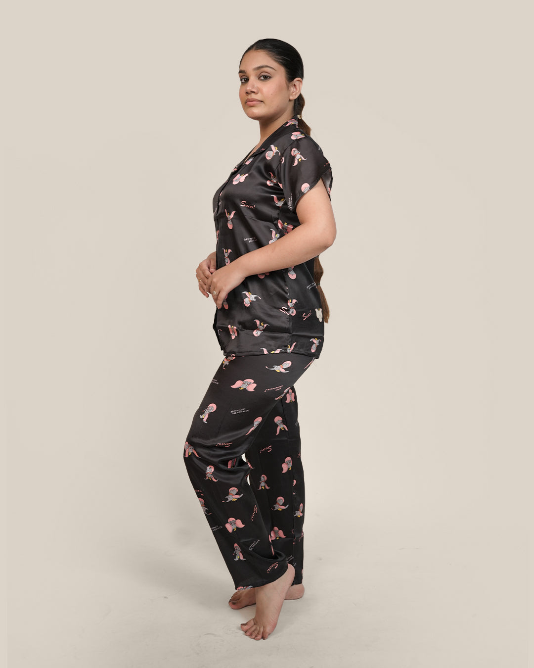 Baby Elephant Japanese Satin PJ set - Set of 2