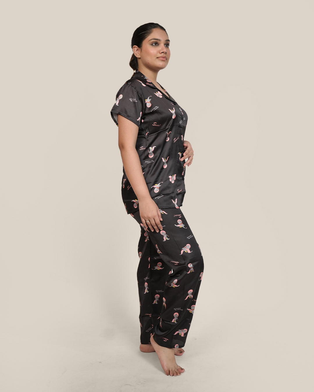 Baby Elephant Japanese Satin PJ set - Set of 2