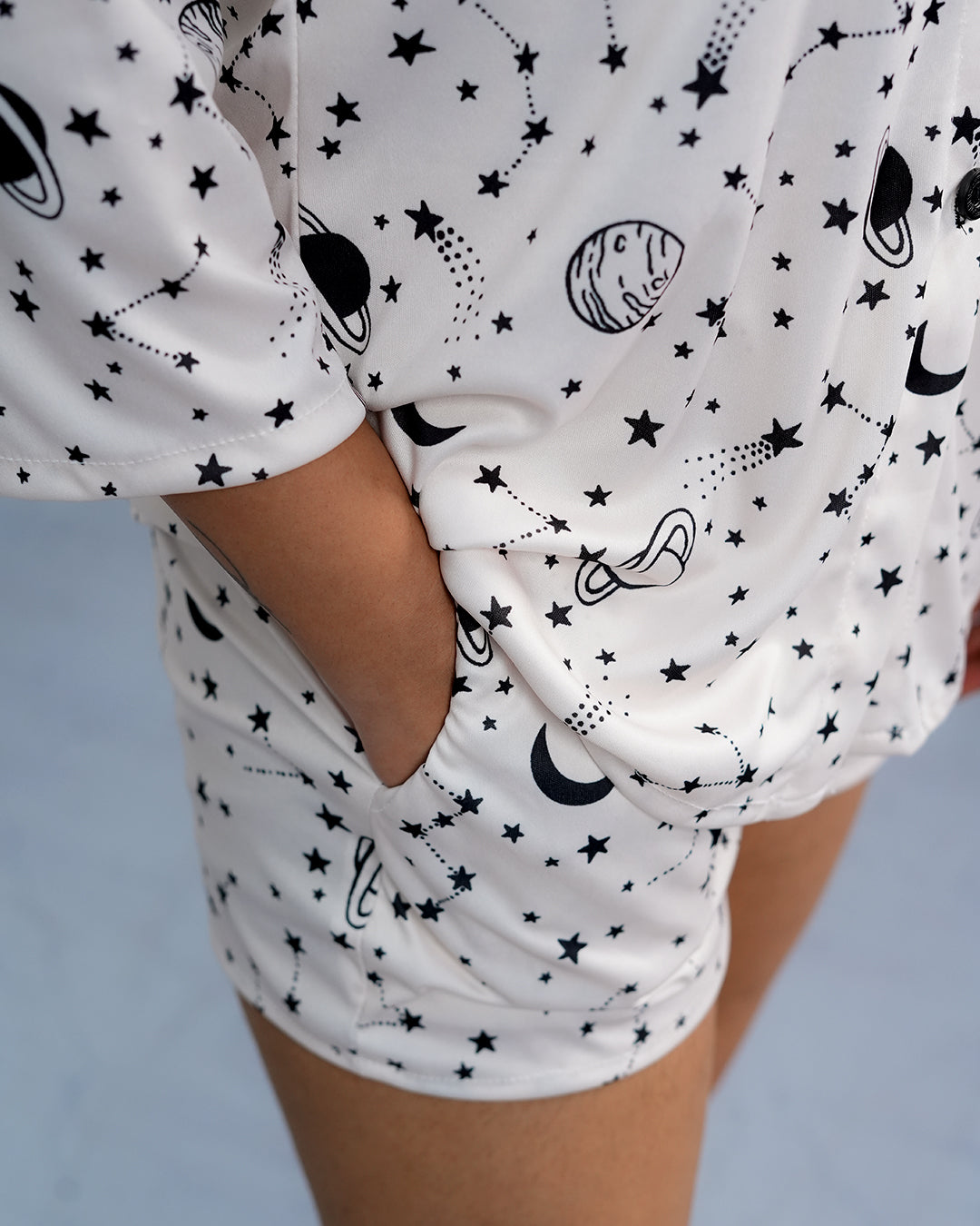 Cosmic Dream Luxe Shorts Set – Set of 2 | Night time Essentials