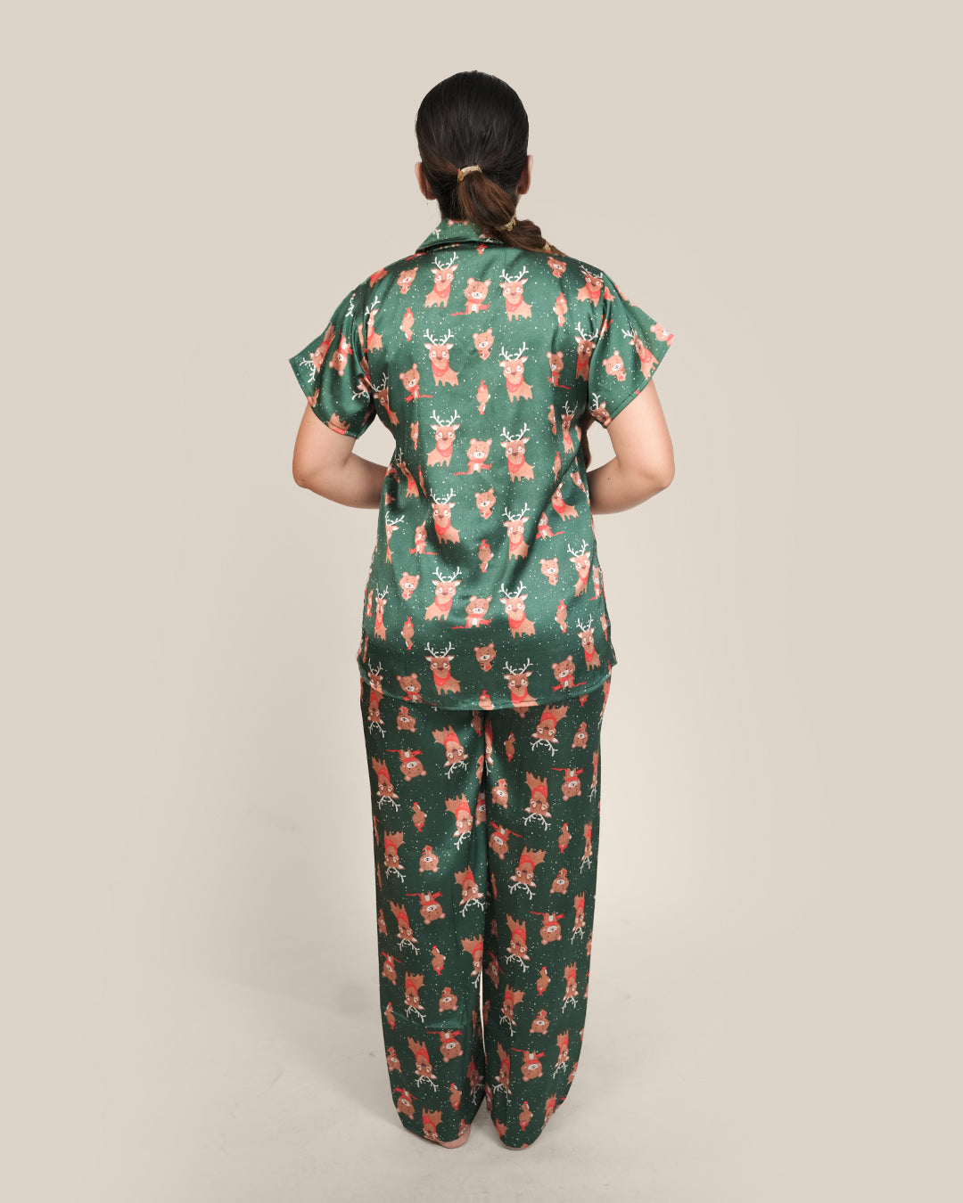 Jingle Belle Japanese Satin PJ set - Set of 2