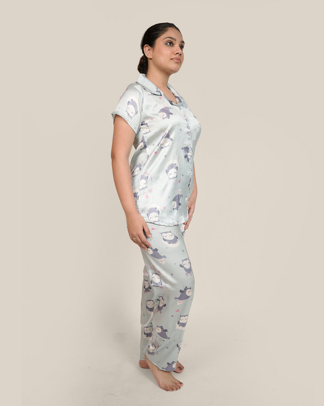 Cute Pingu Japanese Satin PJ set - Set of 2