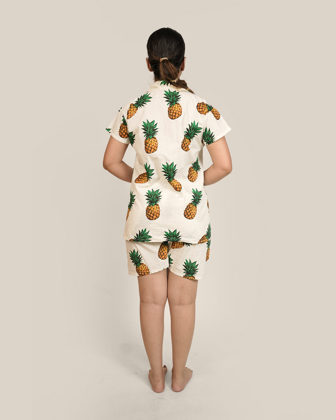 Pineapple Glow Shorts| Bra-Free Nights