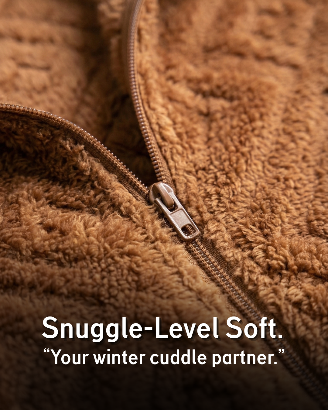 Plush Love Winter Nightsuit Blush Chocolate - Premium Plush Night Suit