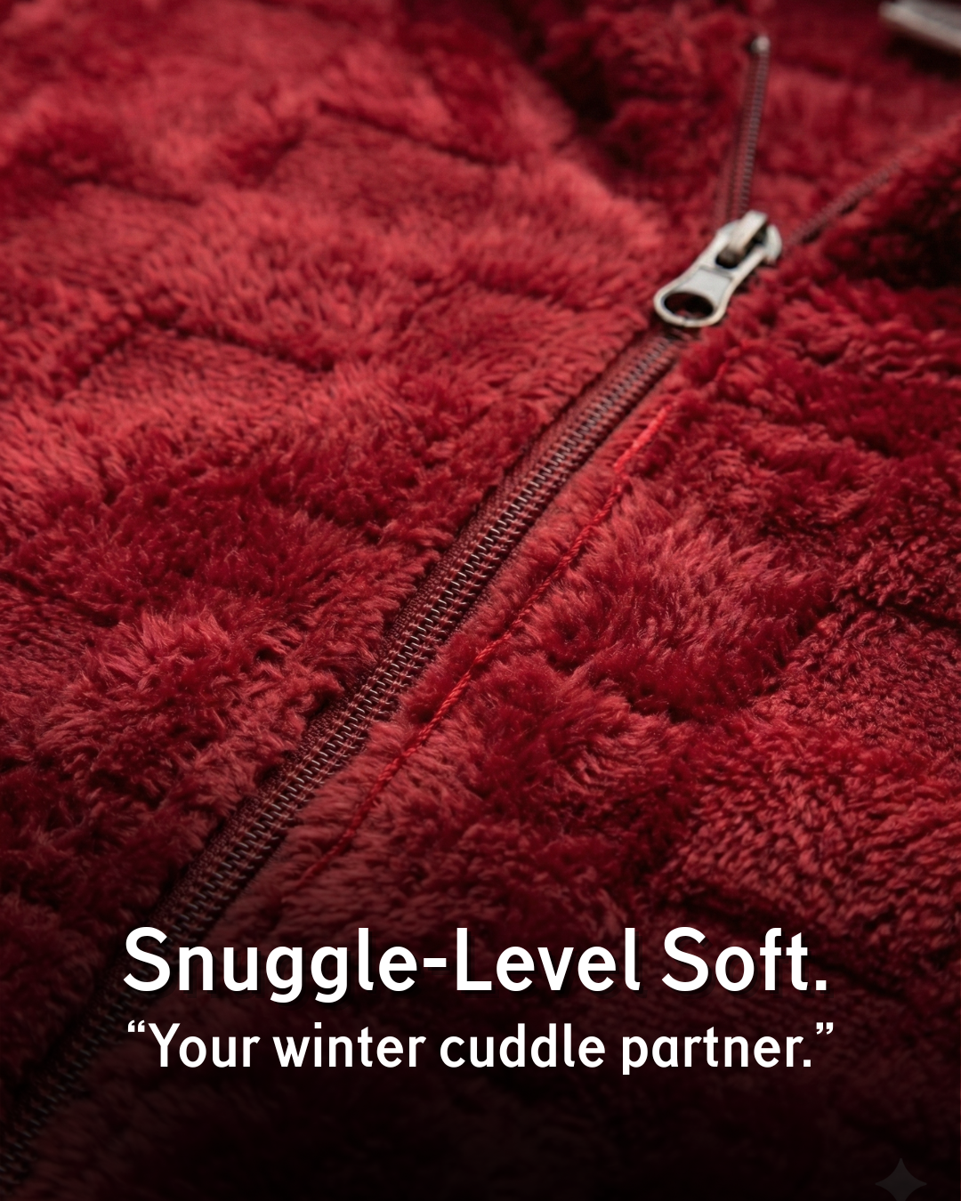 CozyBear Hoodie Nightsuit Maroon- Premium Plush Night Suit