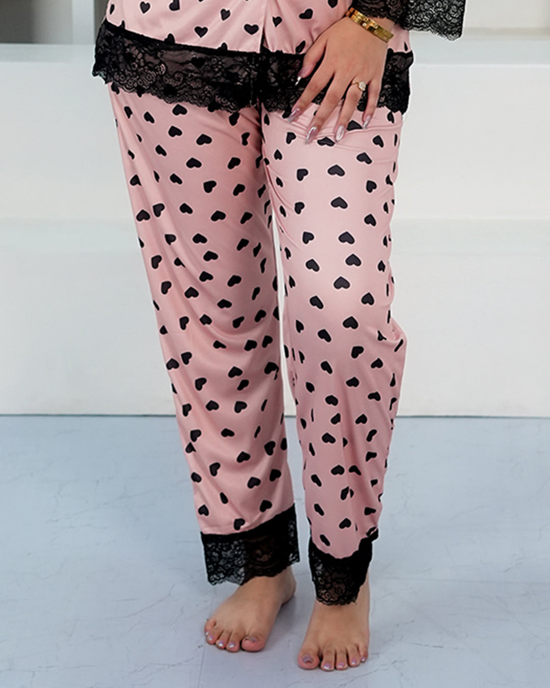 Sugar Blush Luxe Night Suit – Set of 2 | Night time Essentials