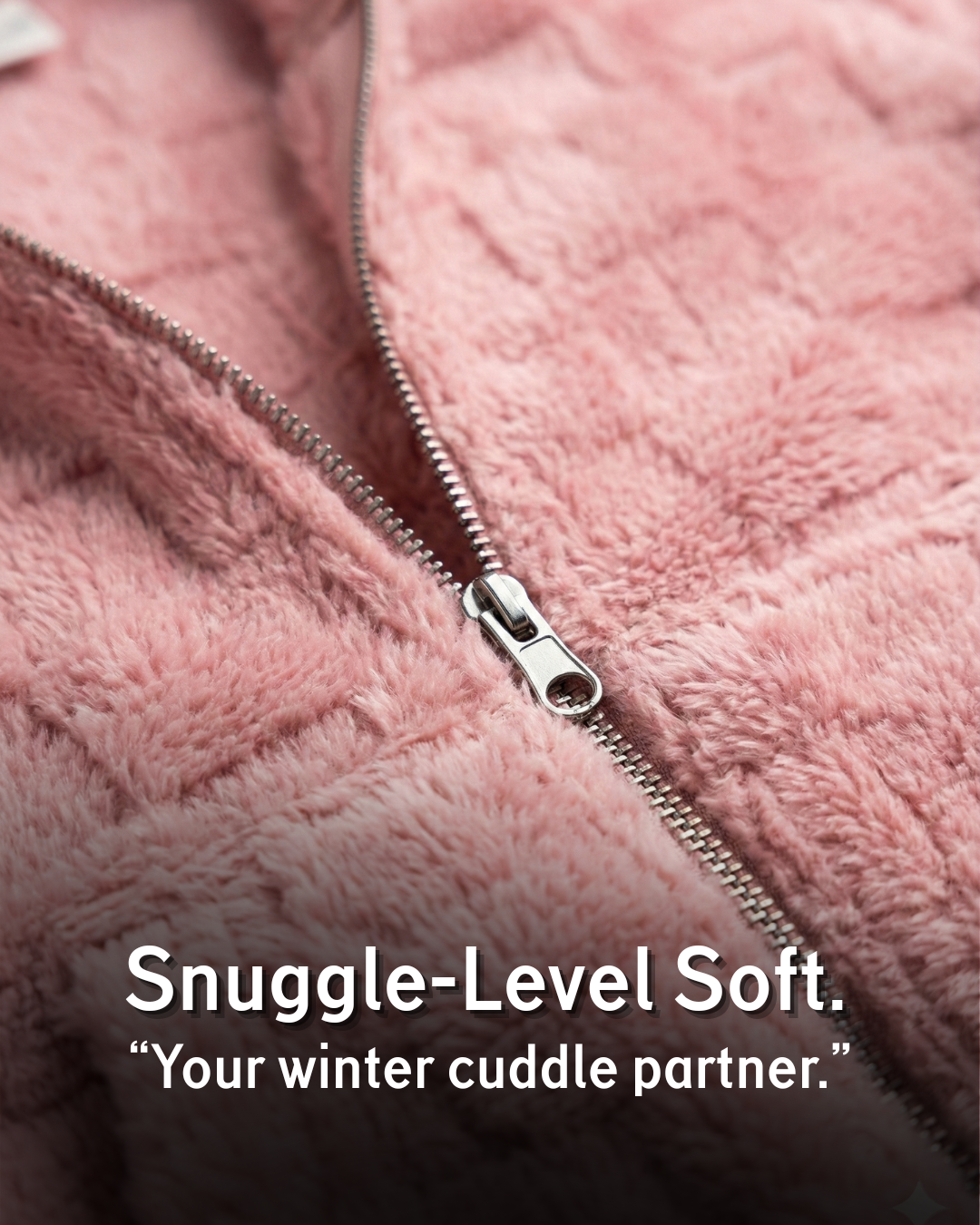 CozyBear Hoodie Nightsuit Blush Pink - Premium Plush Night Suit (Copy)