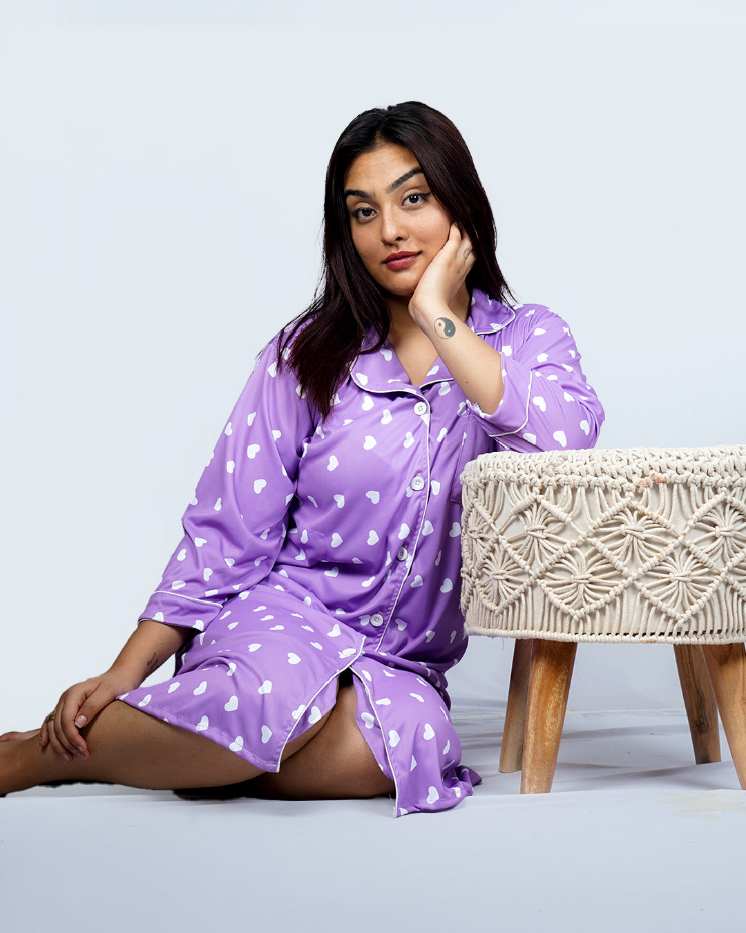 Lavender Crush NightTee – Set of 1 | Night time Essentials