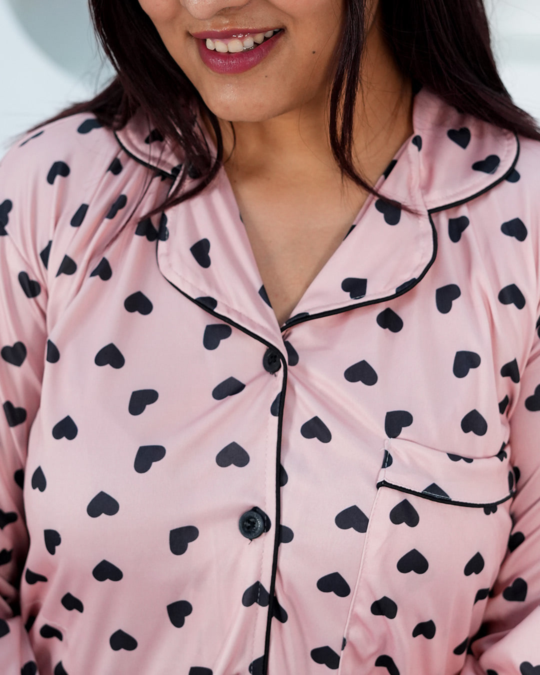 Blush Mood NightTee – Set of 1 | Night time Essentials