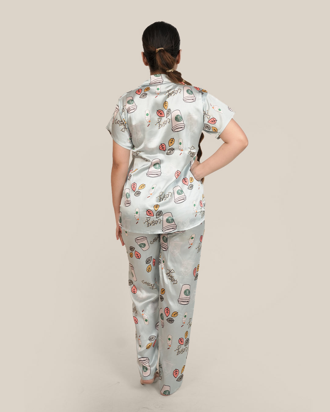 Java Chip Japanese Satin PJ set