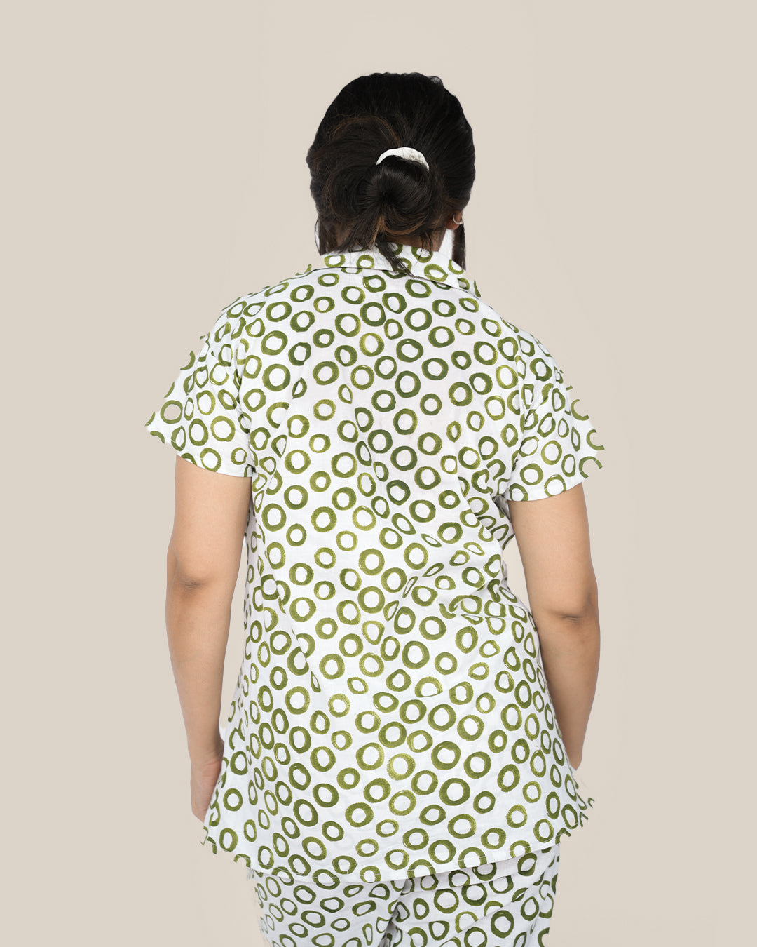 Olive Glow Pyjama Set | Bra-Free Nights