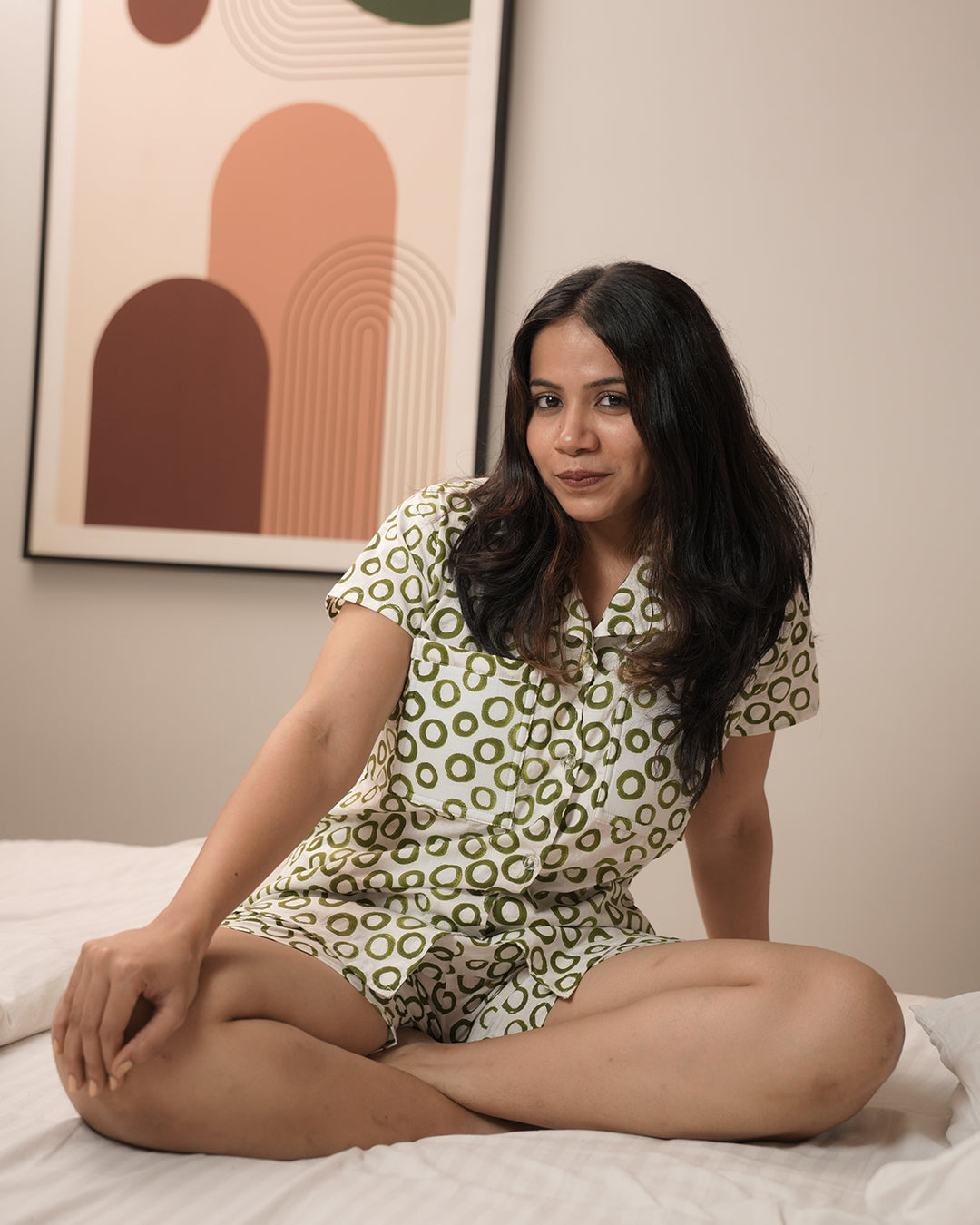 Green Haven Shorts | Bra-Free Nights