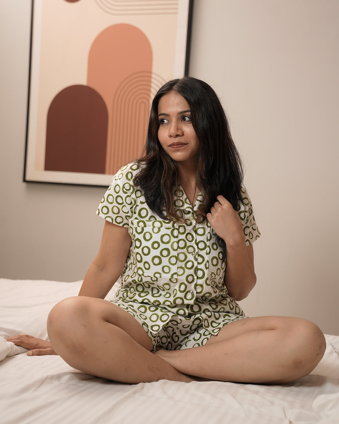 Green Haven Shorts | Bra-Free Nights