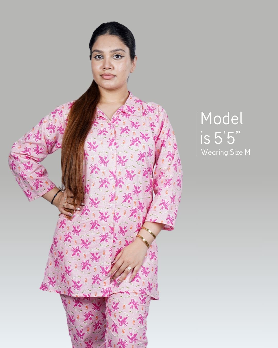 Phoolwari Pink CO-ORD Set – Set of 2 | All-Day Everywhere