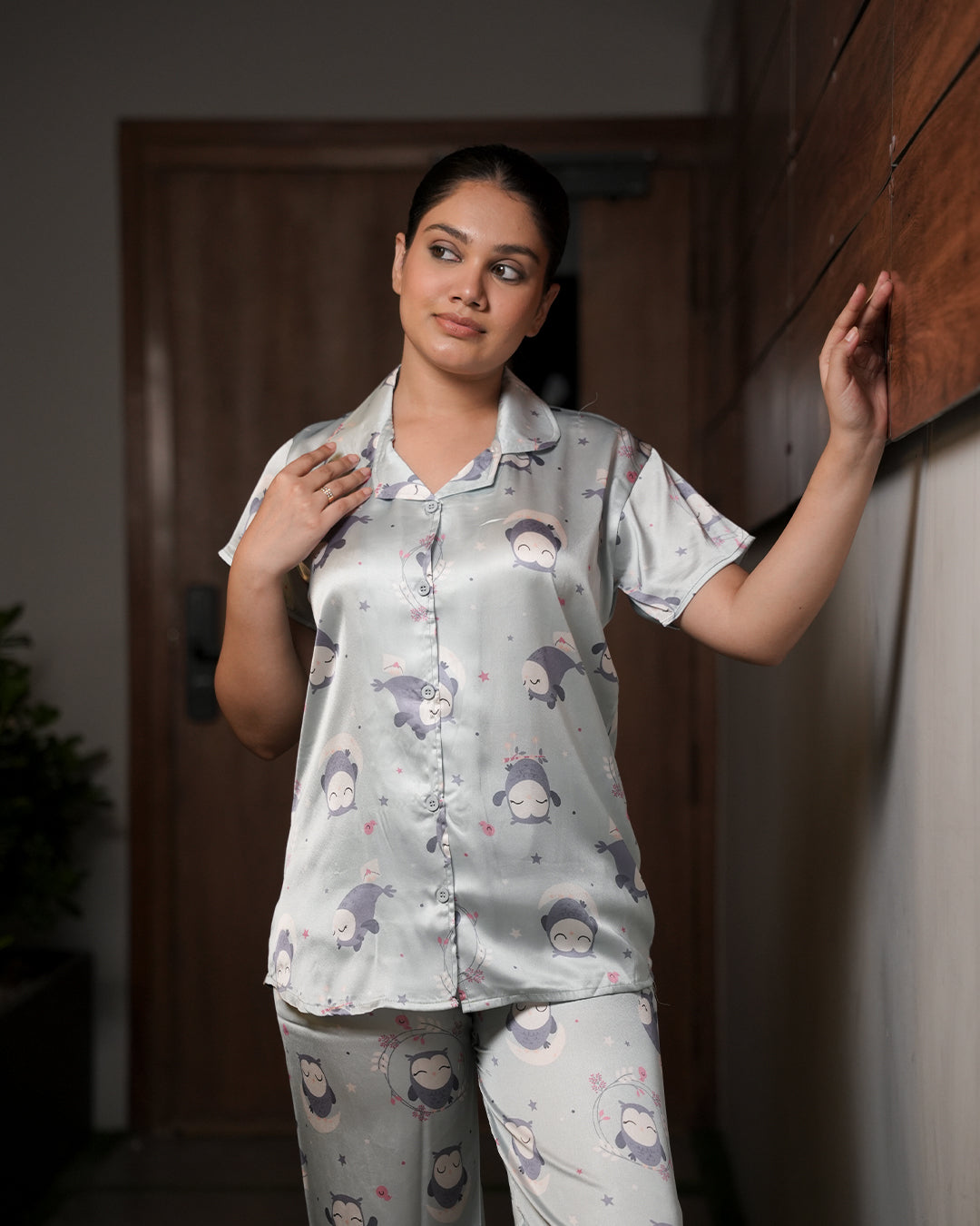 Cute Pingu Japanese Satin PJ set - Set of 2