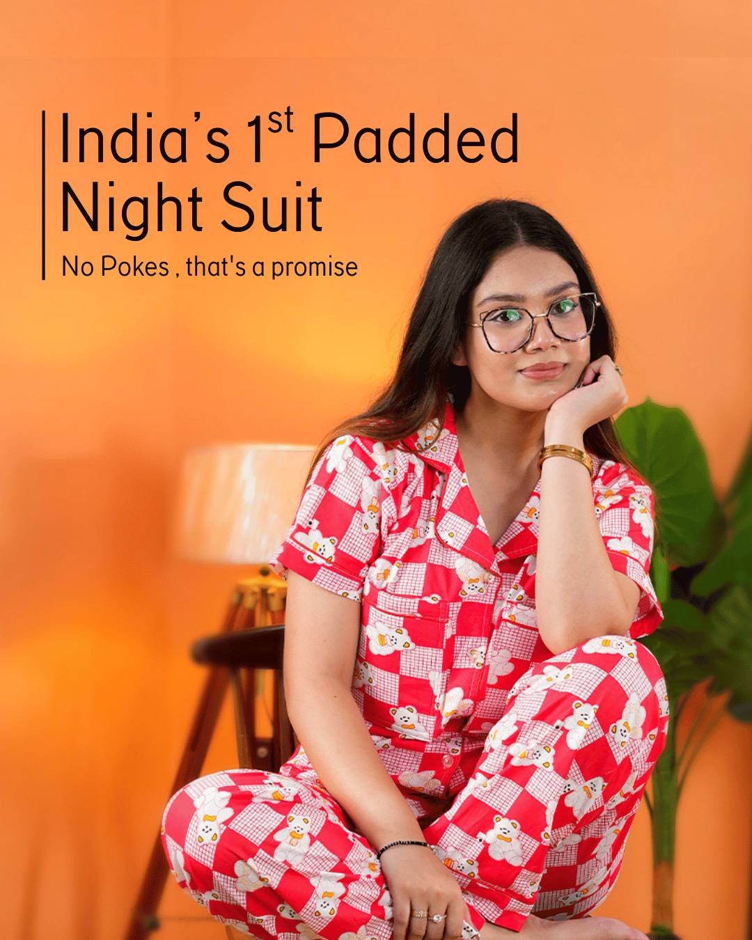 Tokyo Pop Padded Pyjama Set – Set of 2 | Bra-Free Nights