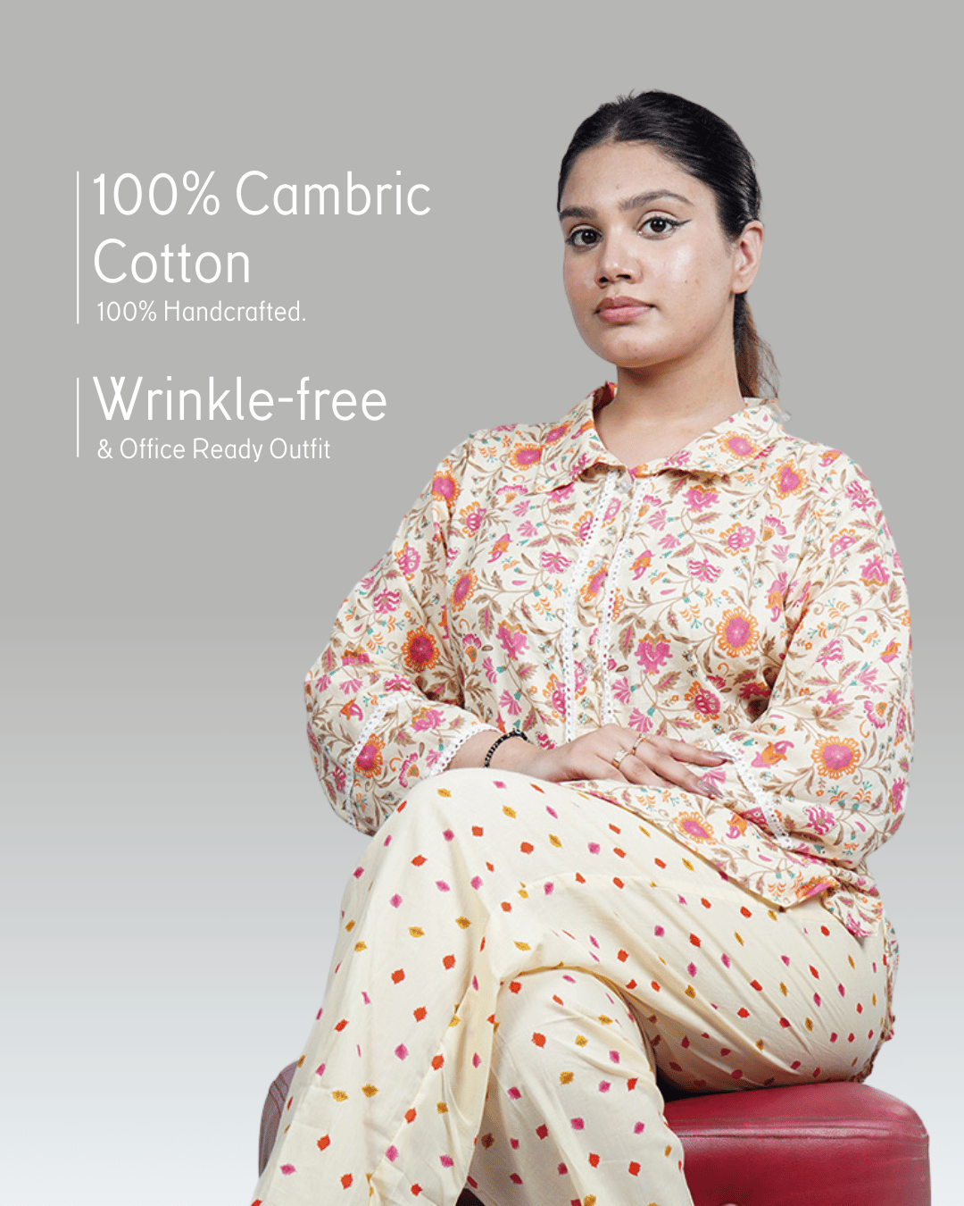 Jaipur Bloom CO-ORD Set - Set of 2 | All-Day Everywhere