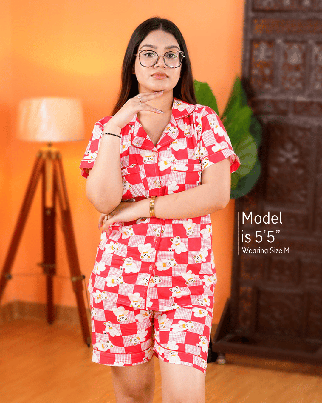 Tokyo Pop Padded Pyjama Set – Set of 2 | Bra-Free Nights